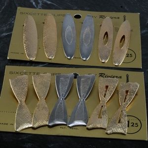 Vintage Riviera Hair Clip Sixcette 2 Card NOS